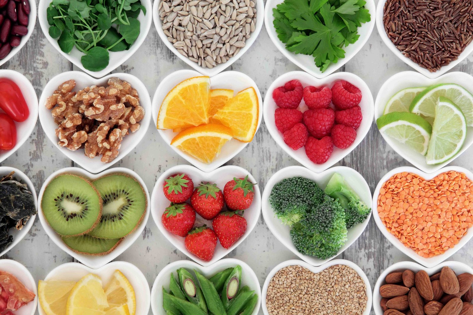 A plate of fresh, colorful food